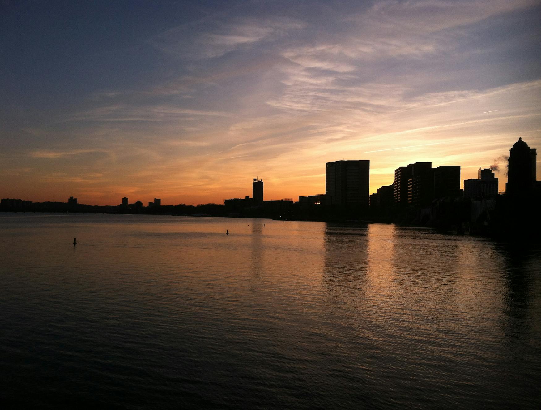 Boston Mass Sunset