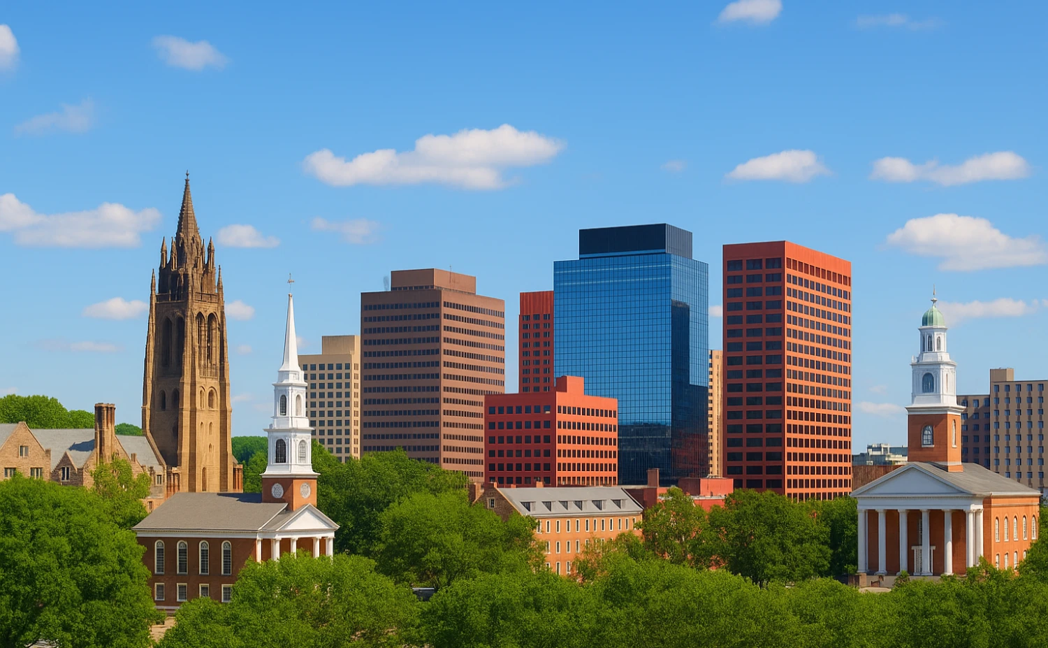 Downtown New Haven Connecticut